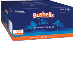 Tea Bushells Tea Cup Bag Envelope Ctn of 1200