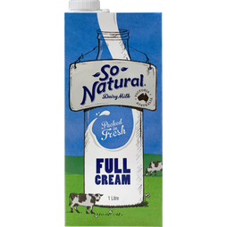 Milk So Natural Full Cream UHT 1ltr Ctn of 12