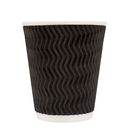 Cup 12oz Triple Wall Corrugated Cup Charcoal Ctn 500