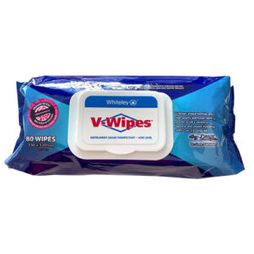 Whiteley Viraclean Hospital Grade Disinfectant Wipes Flat Pack (80 Wipes)