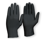 Nitrile Glove Black Hog HD Black Medium Box100