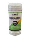 Wipe Eden Green Heavy Duty Cleaner & Stain Remover Wipes 80 Tub