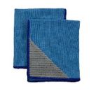 Cloth Microfibre Interclean Antibacterial Healthcare Cloth with Scrub Corner Blue