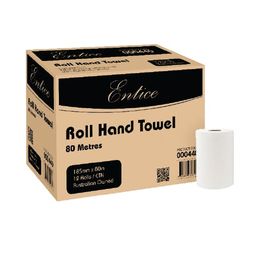MCQ Sterling Classic Roll Towel (180mm x80m) Ctn of 16 Rolls