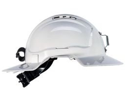 Hard Hat Tuffgard Broadbrim Vented ABS with ratchet harness - White (Ctn 10)