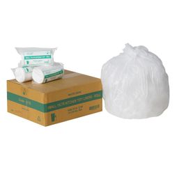 Kitchen Tidy Bin Liner White 18ltr Small Ctn 1000