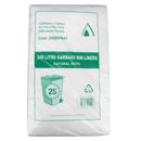 Garbage Bin Liner 240ltr Natural 200