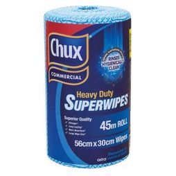 Cloth CHUX Heavy Duty Superwipes 45m Roll Blue