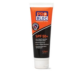 Pro Bloc Sunscreen 50+ 125ml Tube