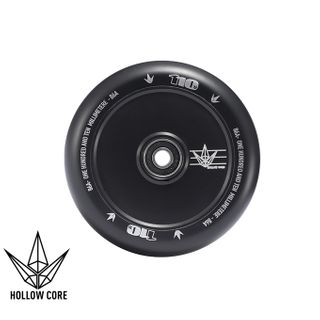 110mm Wheel Hollow Core Black