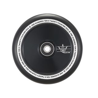 110mm Wheel Hollow Core Black