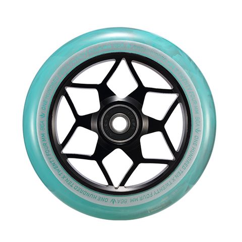 110mm Wheel Diamond Smoke Teal