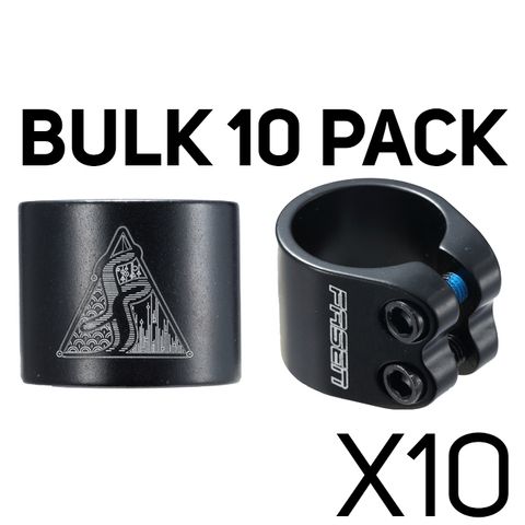 10 PK - Fasen 2 Bolt BK Clamps