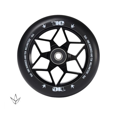 110mm Wheel Diamond Black