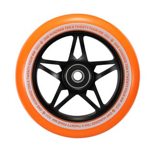 110mm S3 Wheels - Black/Orange