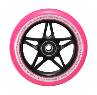 110mm S3 Wheels - Black/Pink