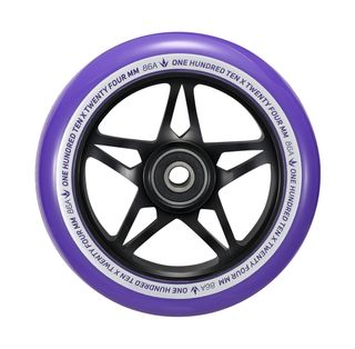 110mm S3 Wheels - Black/Purple