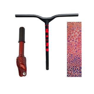 COLT Fork, Grip Tape & Bar BUNDLE - Red