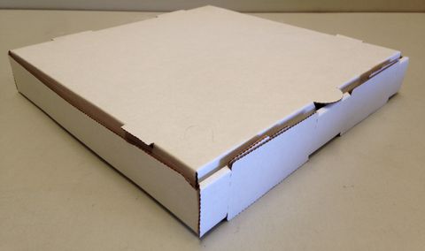 13"' NO PRINT WHITE PIZZA BOX x50