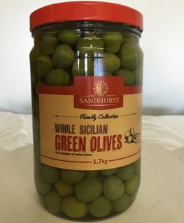 SICILIAN GREEN OLIVES 2 KG