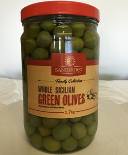 SICILIAN GREEN OLIVES 1.65KG