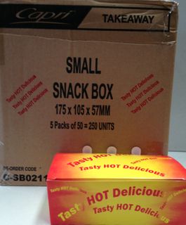SNACK BOX SMALL X 250