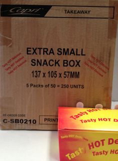 SNACK BOX EX SMALL x 250