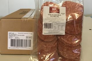 SLICED MILD SALAMI KRC 1KG