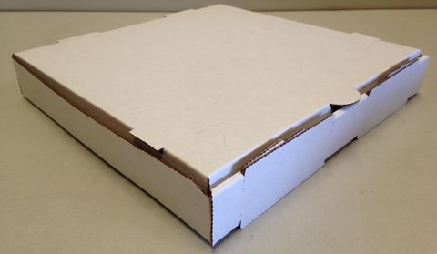 15'' NO PRINT WHITE PIZZA BOX x50