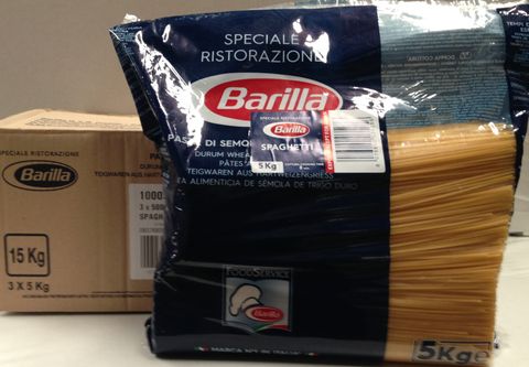 BARILLA PASTA SPAGHETTI 3x5KG