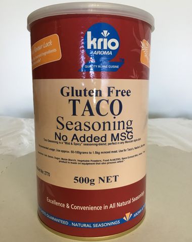 TACO SEASONING 500GR