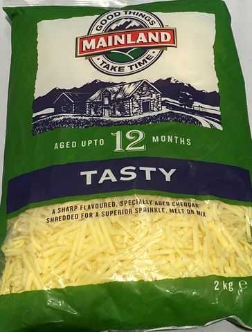 TASTY CHEESE SHREDDED 2KG