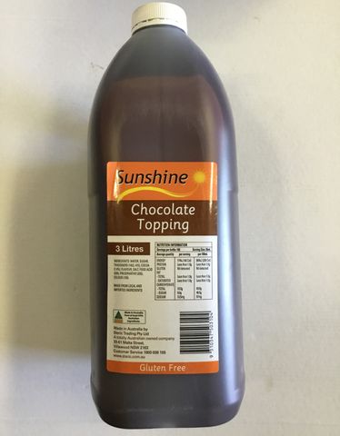 SUNSHINE TOPPING CHOCOLATE 3L