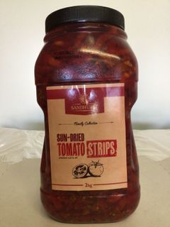 SUN DRIED TOMATO STRIPS IN OIL 2 KG