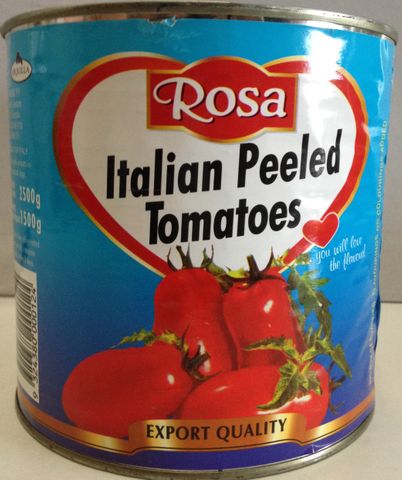 CAN ROSA W/PEELED TOMATO 2.5KG