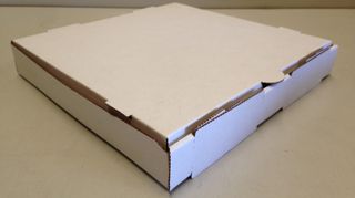 9" NO PRINT WHITE PIZZA BOX x50