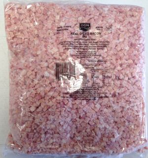 DON BACON REAL DICED 2KG