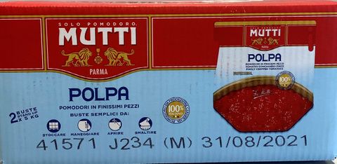 MUTTI TOMATO POLPA 2x5KG