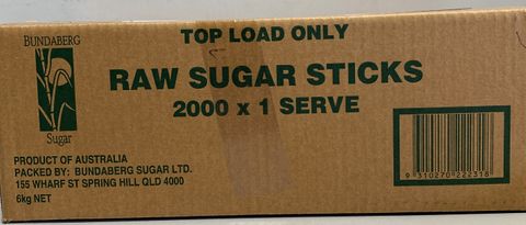 RAW SUGAR STICKS 2000