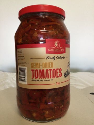 SEMI DRIED TOMATO 1.8 KG GLASS