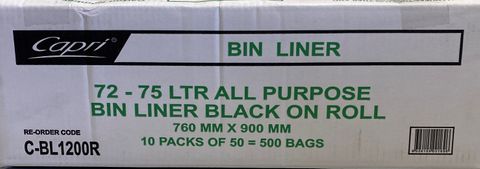 BIN LINER BAG 72 L. x500