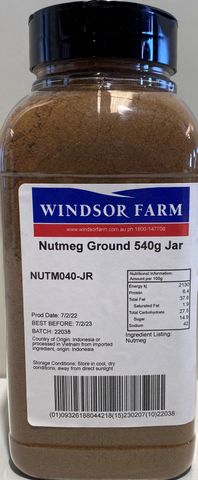 GROUND NUTMEG 540GR