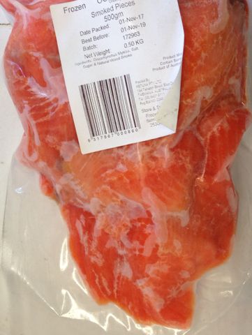 TRIMMED SMOKED SALMON 500GR