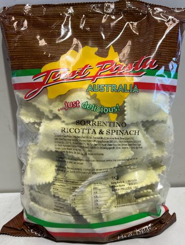 JUST PASTA SORRENTINO RICO/SPINACH 1KG