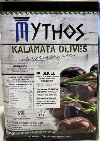 MYTHOS OLIVE KAL.SLICED 10KG