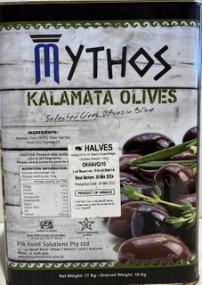 MYTHOS HALF KAL. OLIVES 10KG
