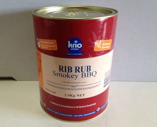 RIB RUB SMOKEY BBQ 2.5KG