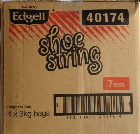 SHOESTRING CHIPS 12KG (4x3KG)