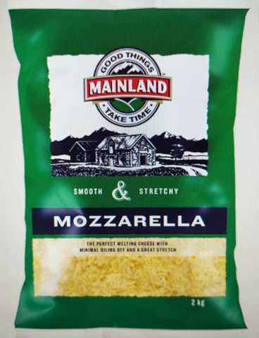 MAINLAND SHRED MOZZA CHEESE 2KG