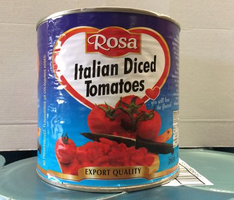 TOMATO DICED 'ROSA' 6x2.5KG